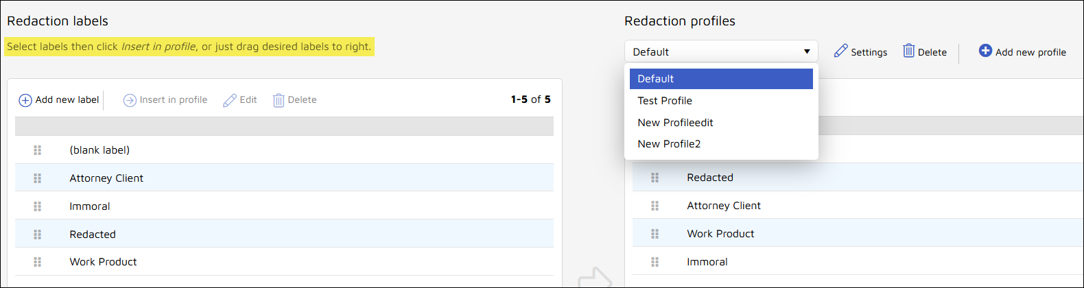 04 - 01 - Manage Redactions